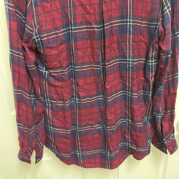 Rails Hunter Button Down in Oxblood/Navy - Picture 9 of 10